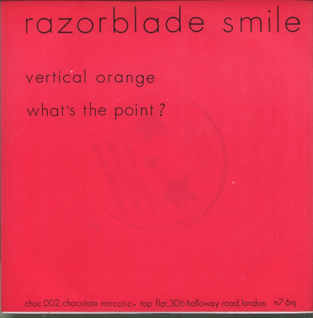 Razorblade Smile - Vertical Orange - 7 Inch
