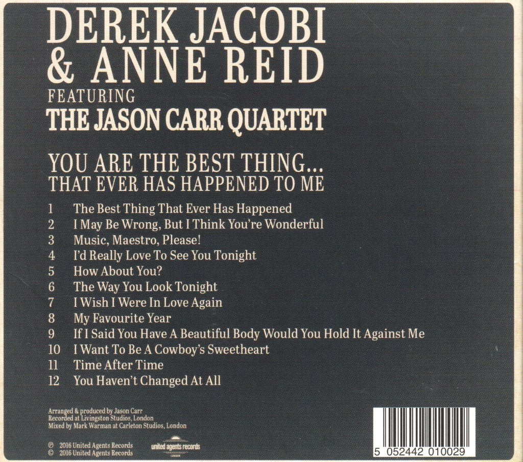 Derek Jacobi And Anne Reid Featuring Jason Carr Quartet - You Are The Best Thing that Ever Happened To Me - Cd