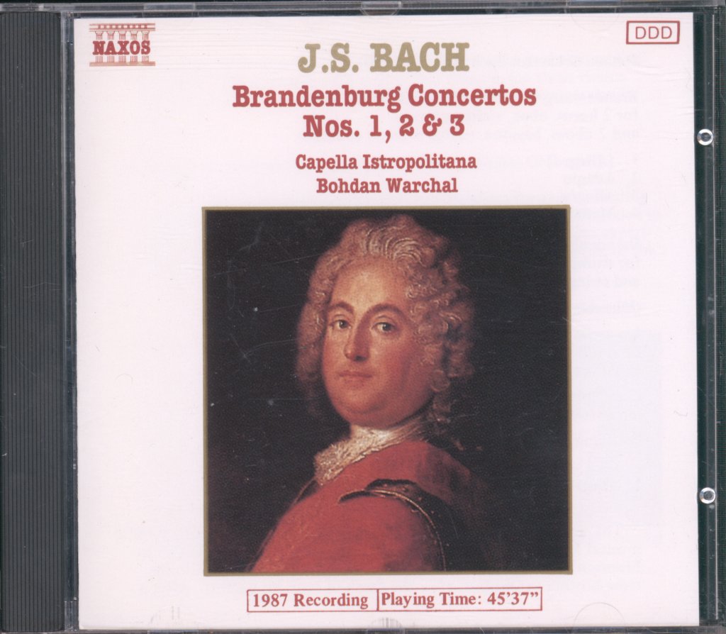 Capella Istropolitana, Bohdan Warchal - Bach - Brandenburg Concertos Nos. 1, 2 & 3 - Cd
