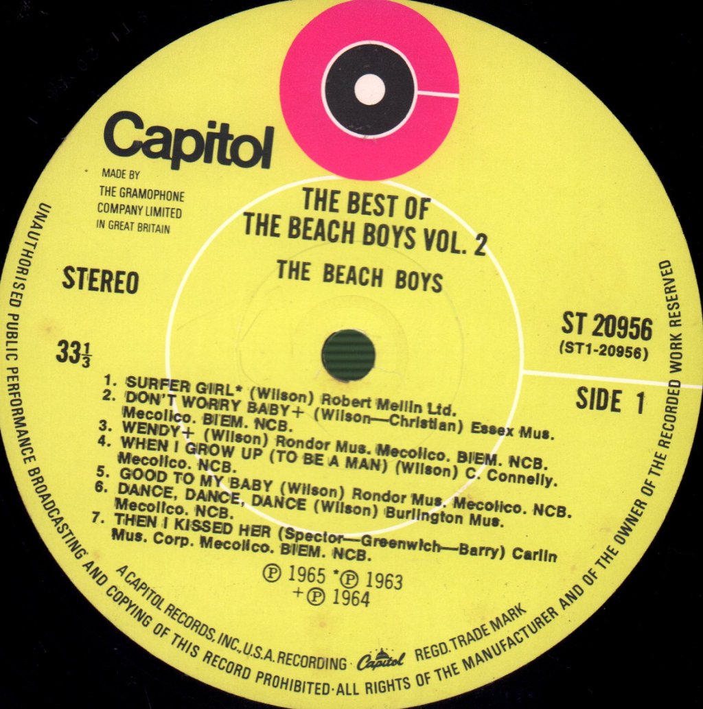 Beach Boys - Best Of The Beach Boys Vol. 2 - Lp