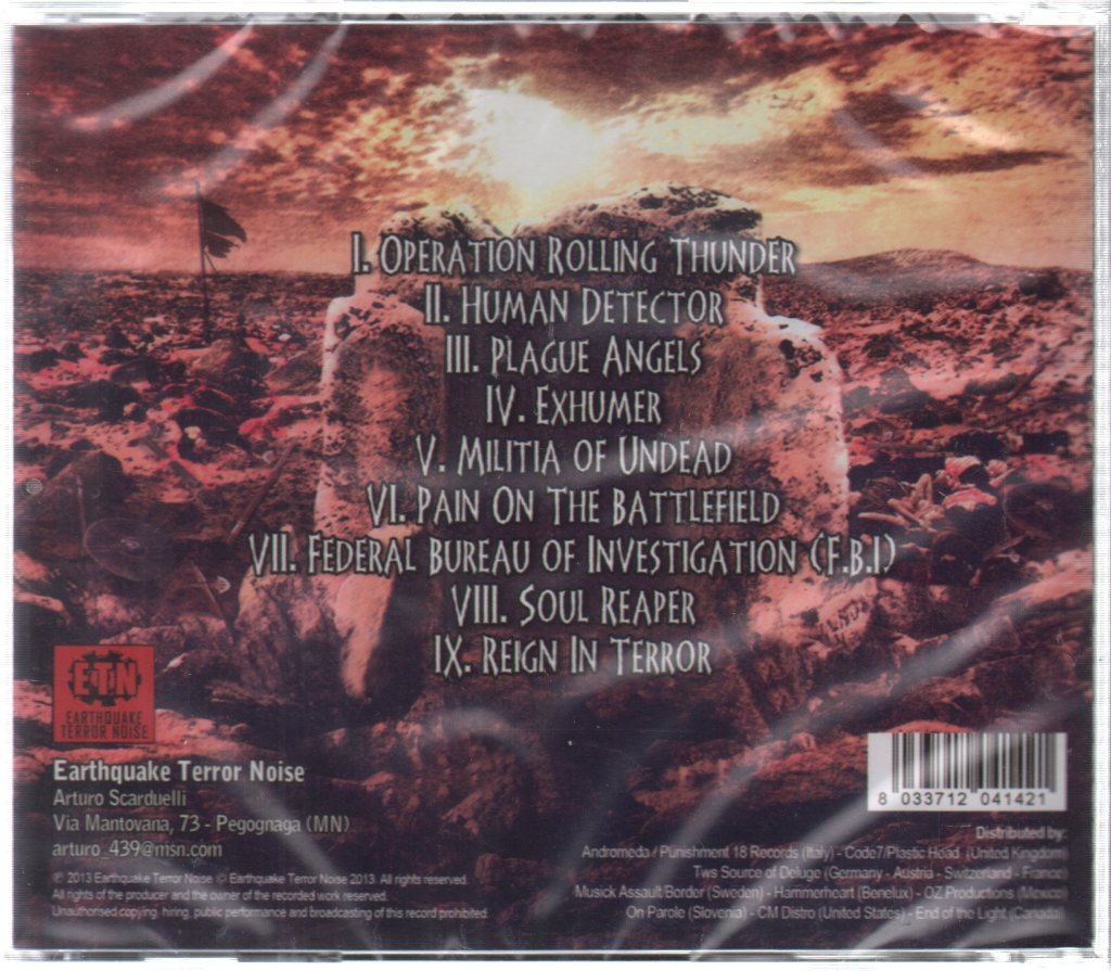 Plague Angels - Reign In Terror - Cd