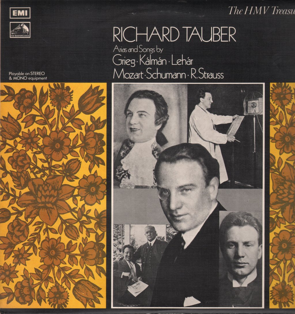 Richard Tauber - Arias And Songs By Grieg / Kalman / Lehar / Mozart - Lp
