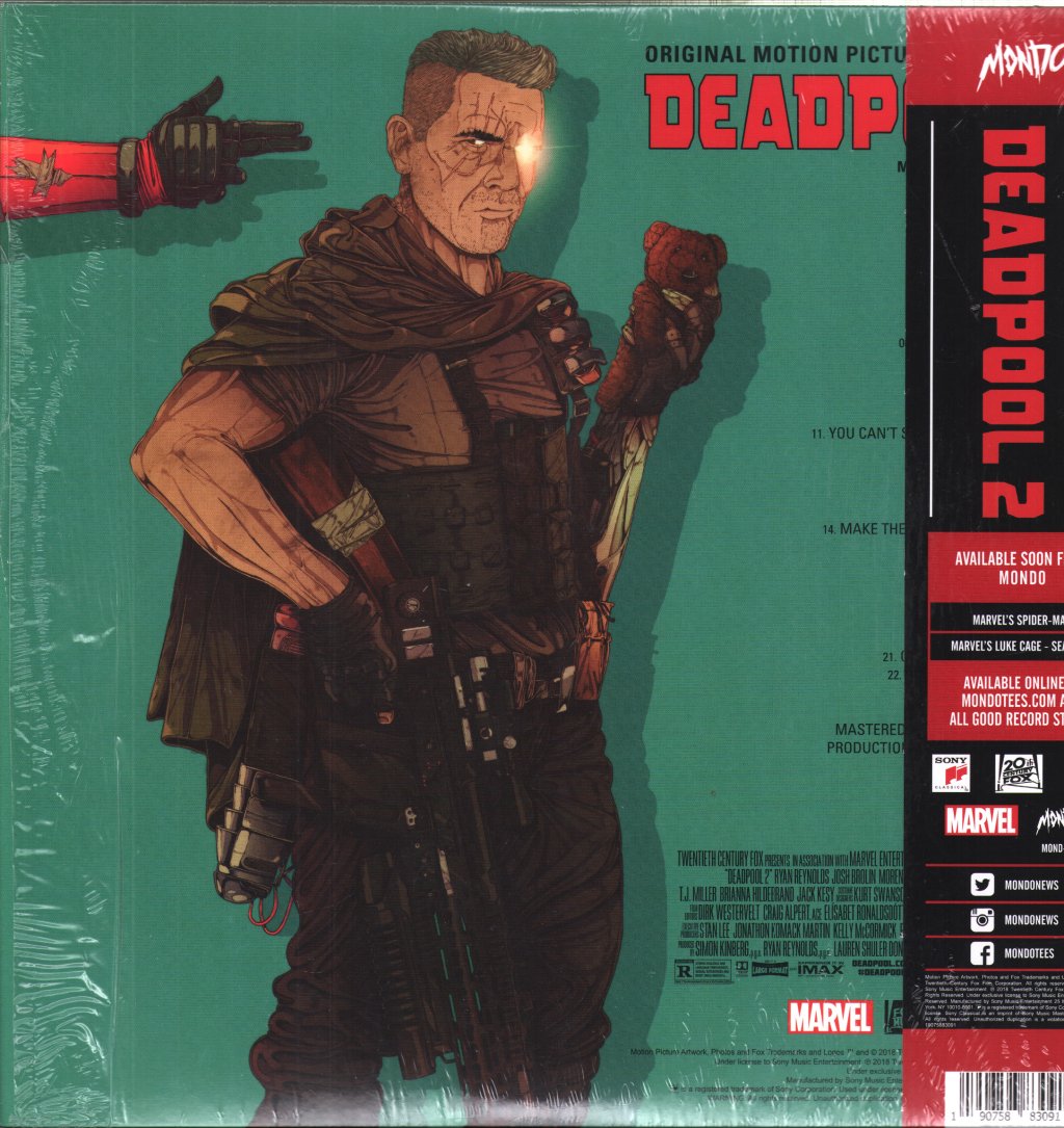 Tyler Bates - Deadpool 2 (Original Motion Picture Score) - Lp