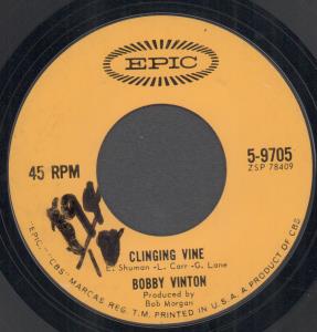 Bobby Vinton - Clinging Vine - 7 Inch