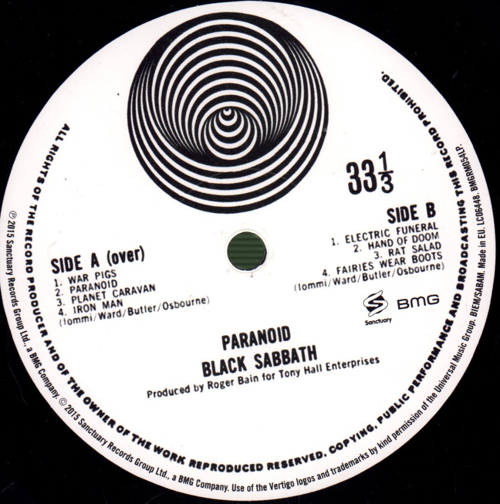 Black Sabbath - Paranoid - Lp