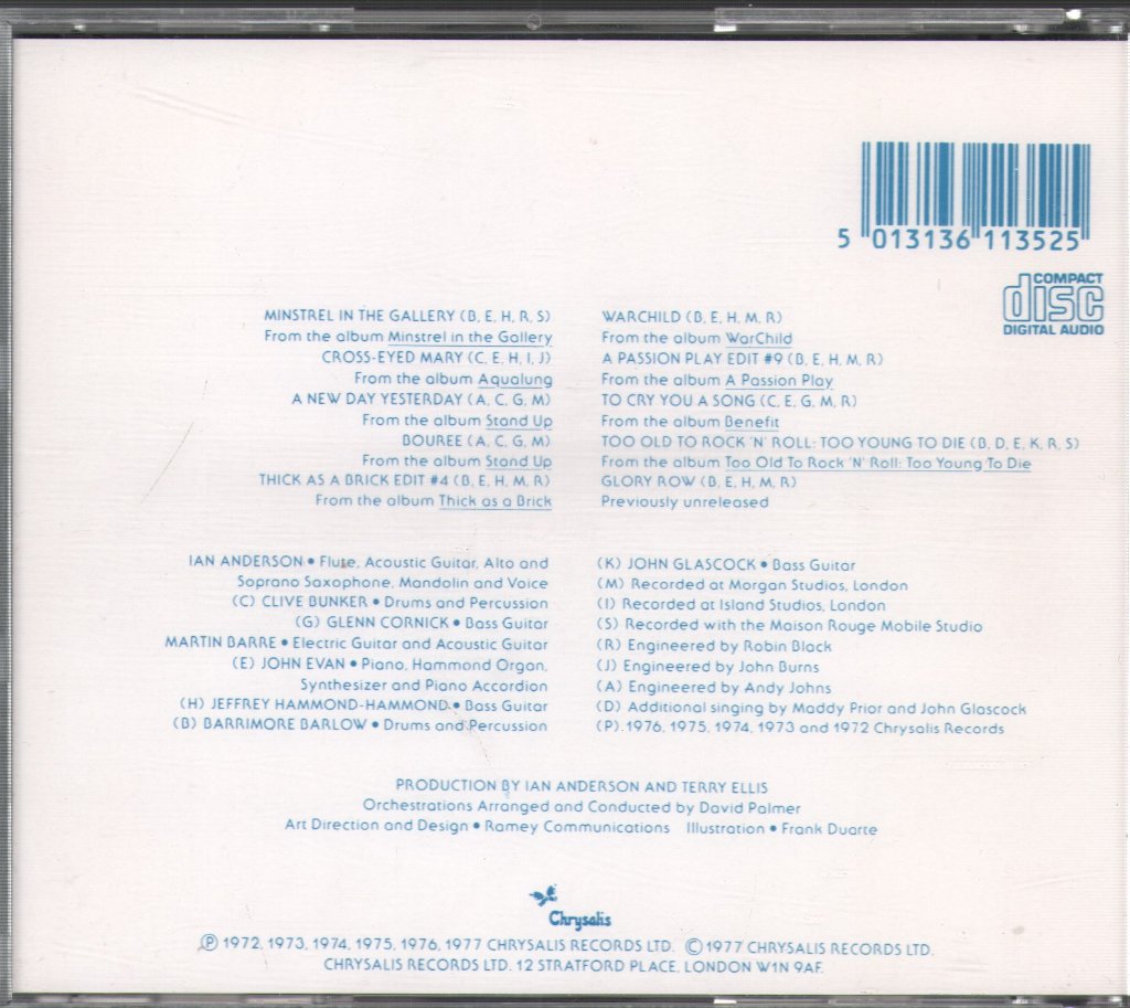 Jethro Tull - Repeat - The Best Of Jethro Tull - Vol. II - Cd