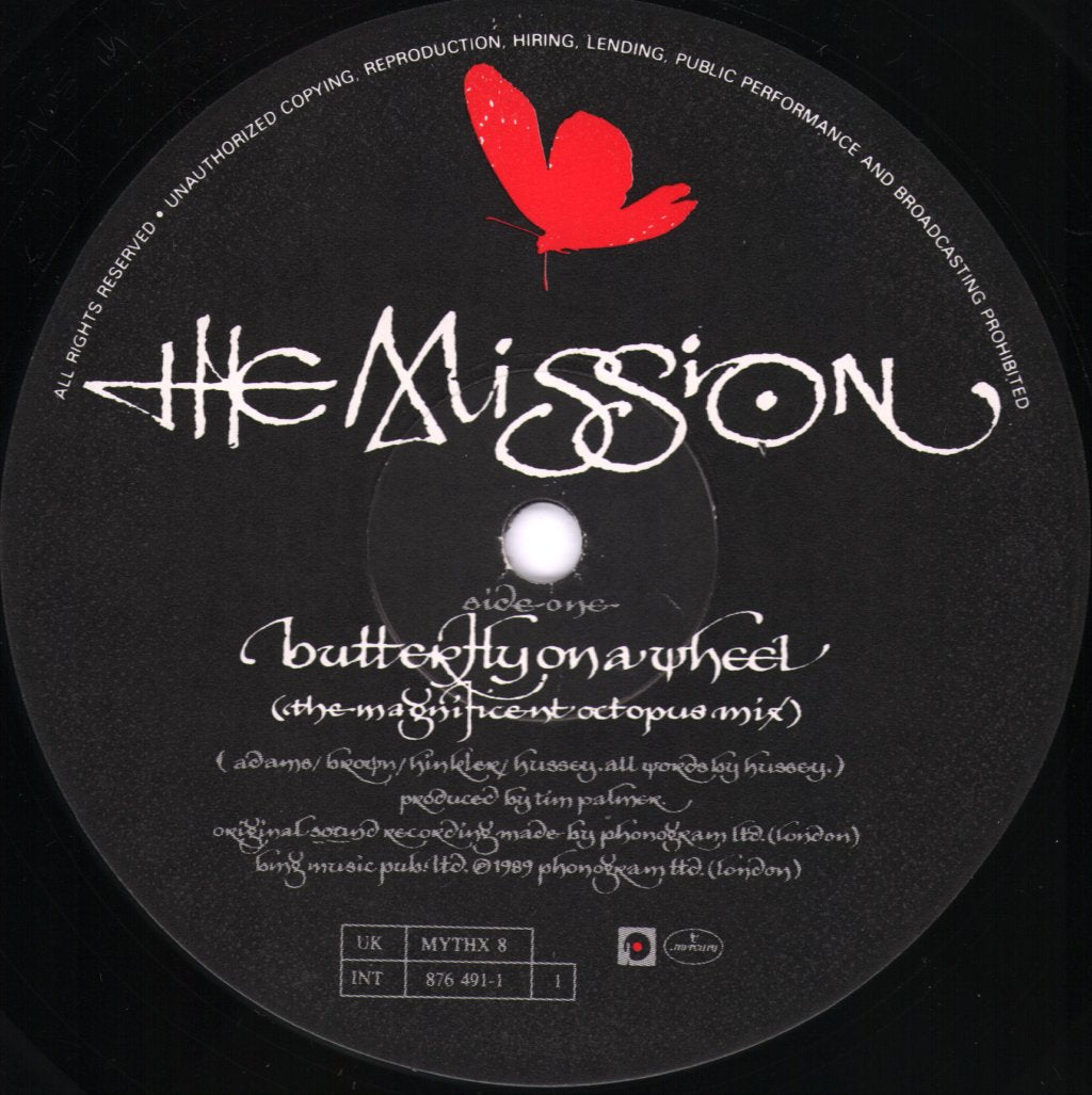 Mission - Butterfly On A Wheel - 12 Inch