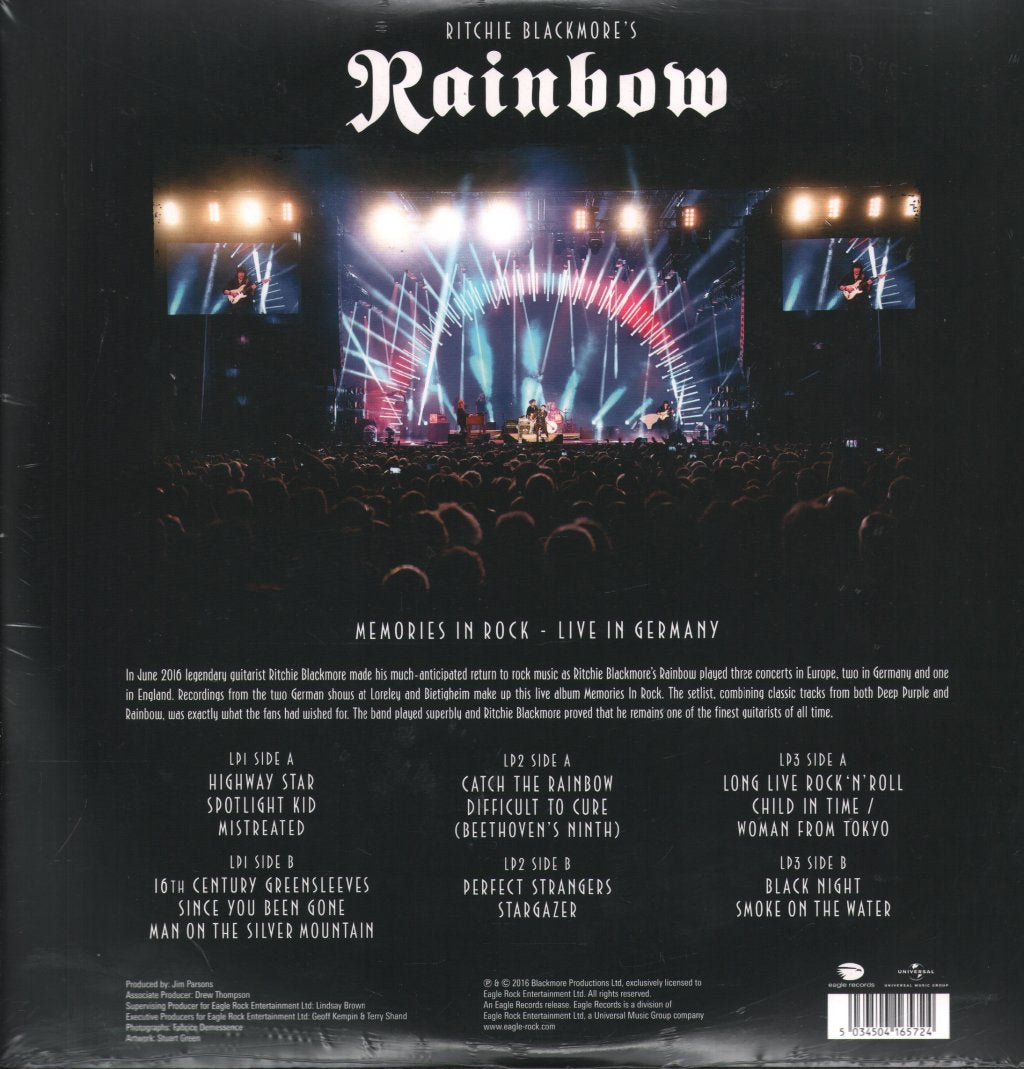 Rainbow - Memories In Rock - Live In Germany - Triple Lp