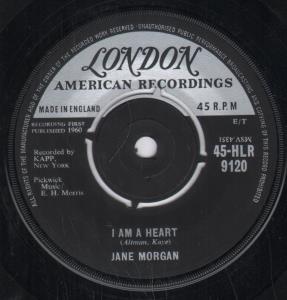 Jane Morgan - I Am A Heart - 7 Inch
