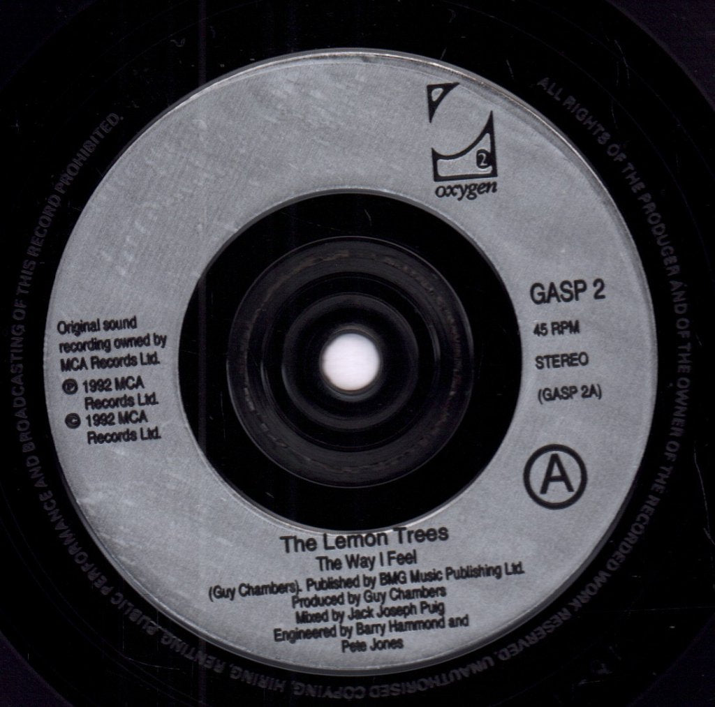 Lemon Trees - Way I Feel - 7 Inch