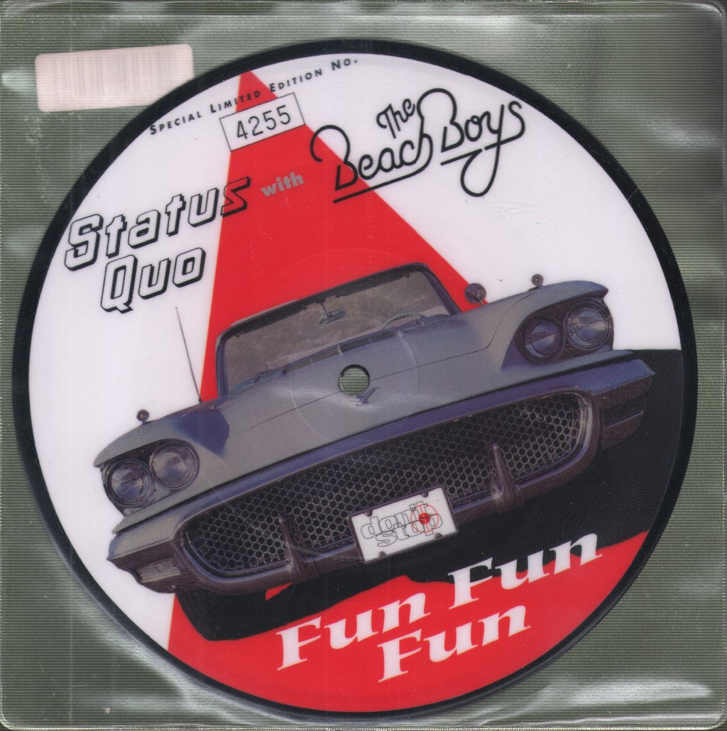 Status Quo With The Beach Boys - Fun Fun Fun - 7 Inch