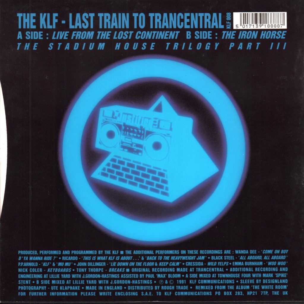 KLF - Last Train To Trancentral - 7 Inch