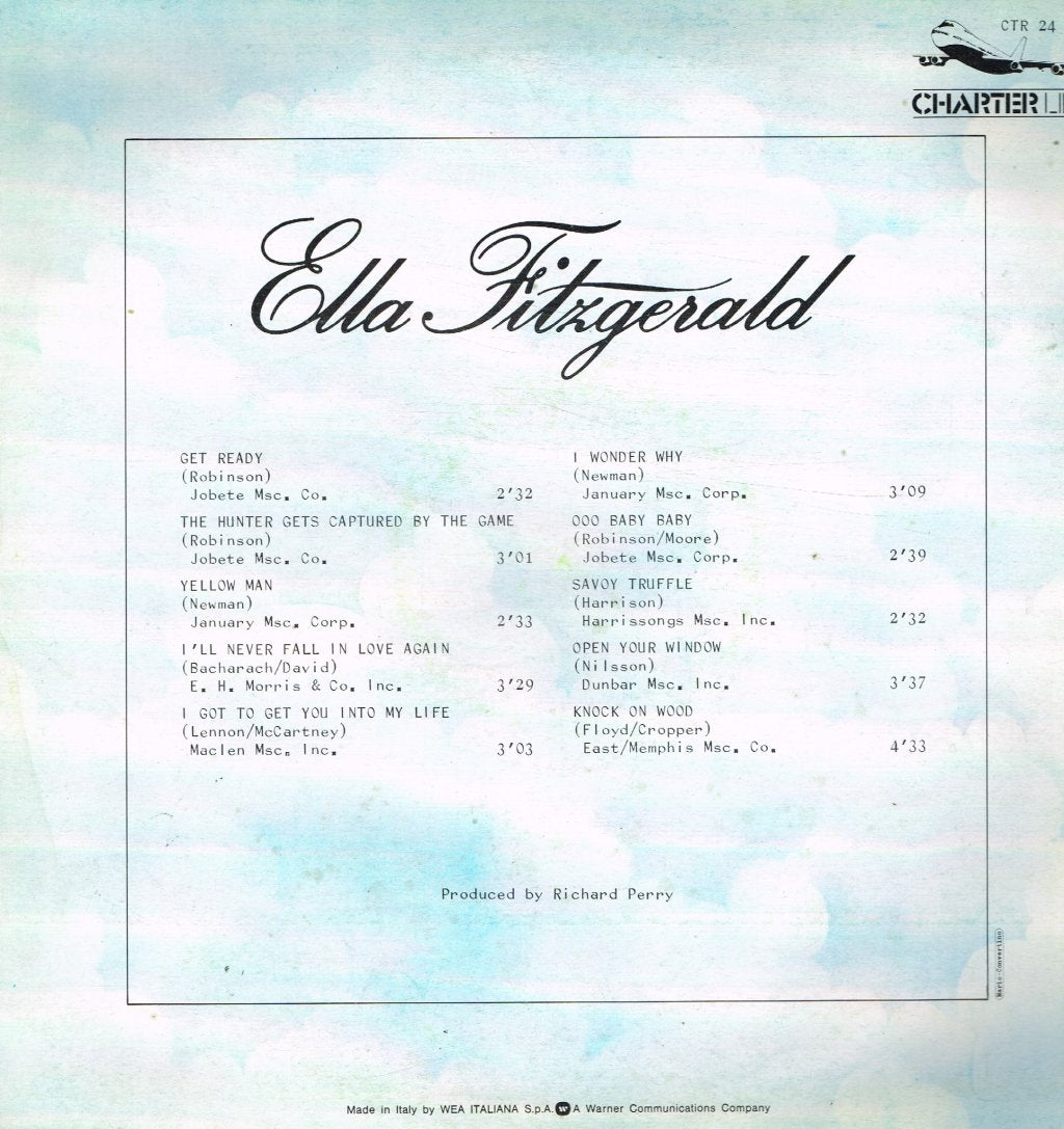 Ella Fitzgerald - Ella Fitzgerald - Lp