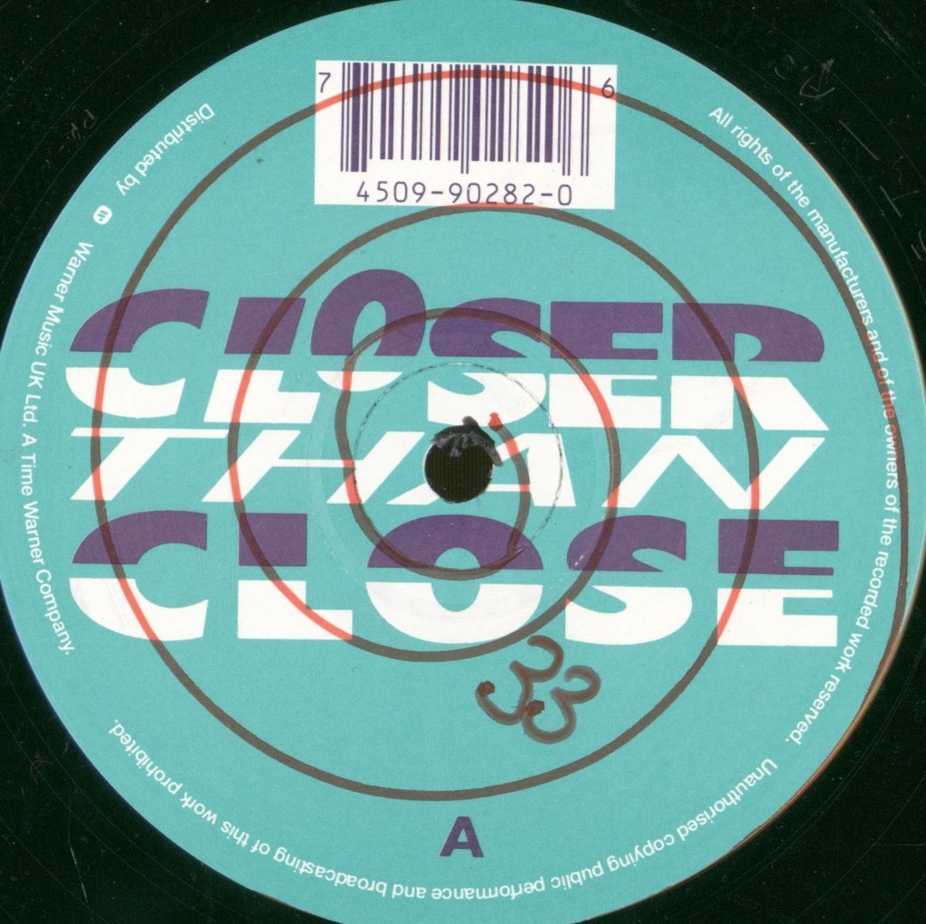Closer Than Close - A New Life - 12 Inch