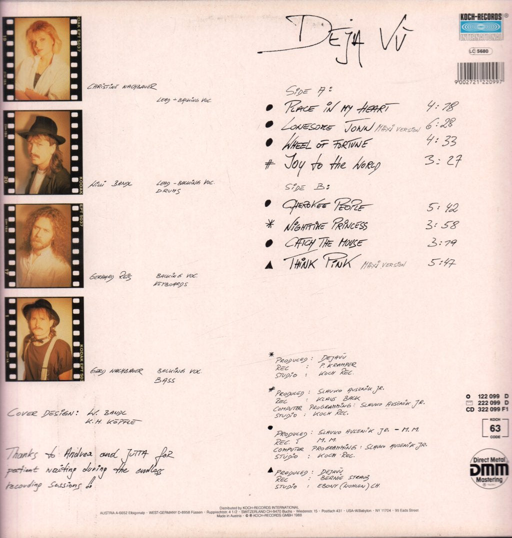 Deja Vu (80'S Group) - Deja Vu - Lp