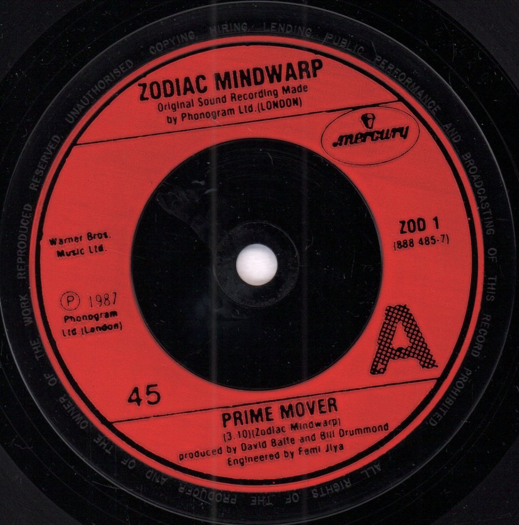 Zodiac Mindwarp - Prime Mover - 7 Inch