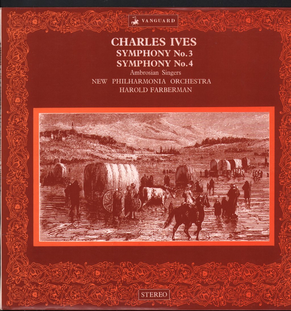 Harold Farberman / New Philharmonia Orchestra - Charles Ives - Symphony No.3 / Symphony No.4 - Lp