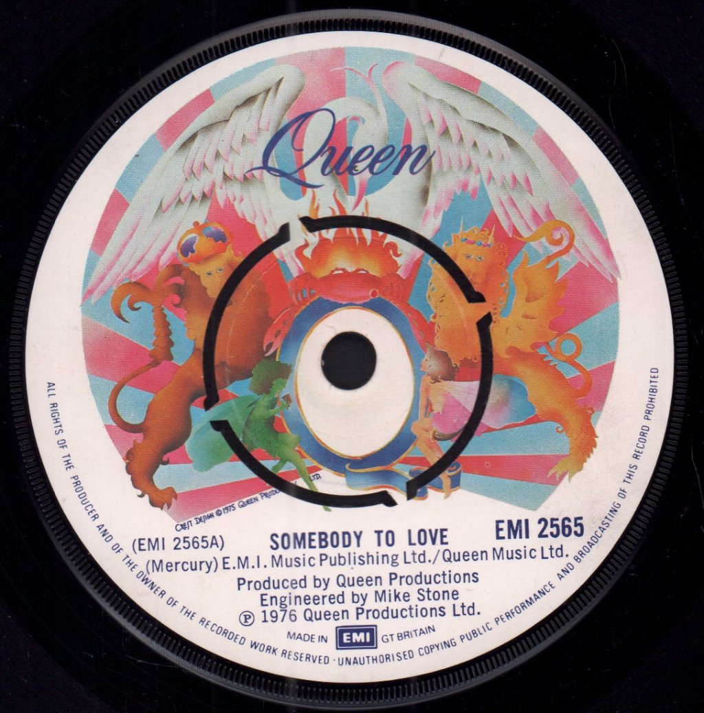 Queen - Somebody To Love - 7 Inch