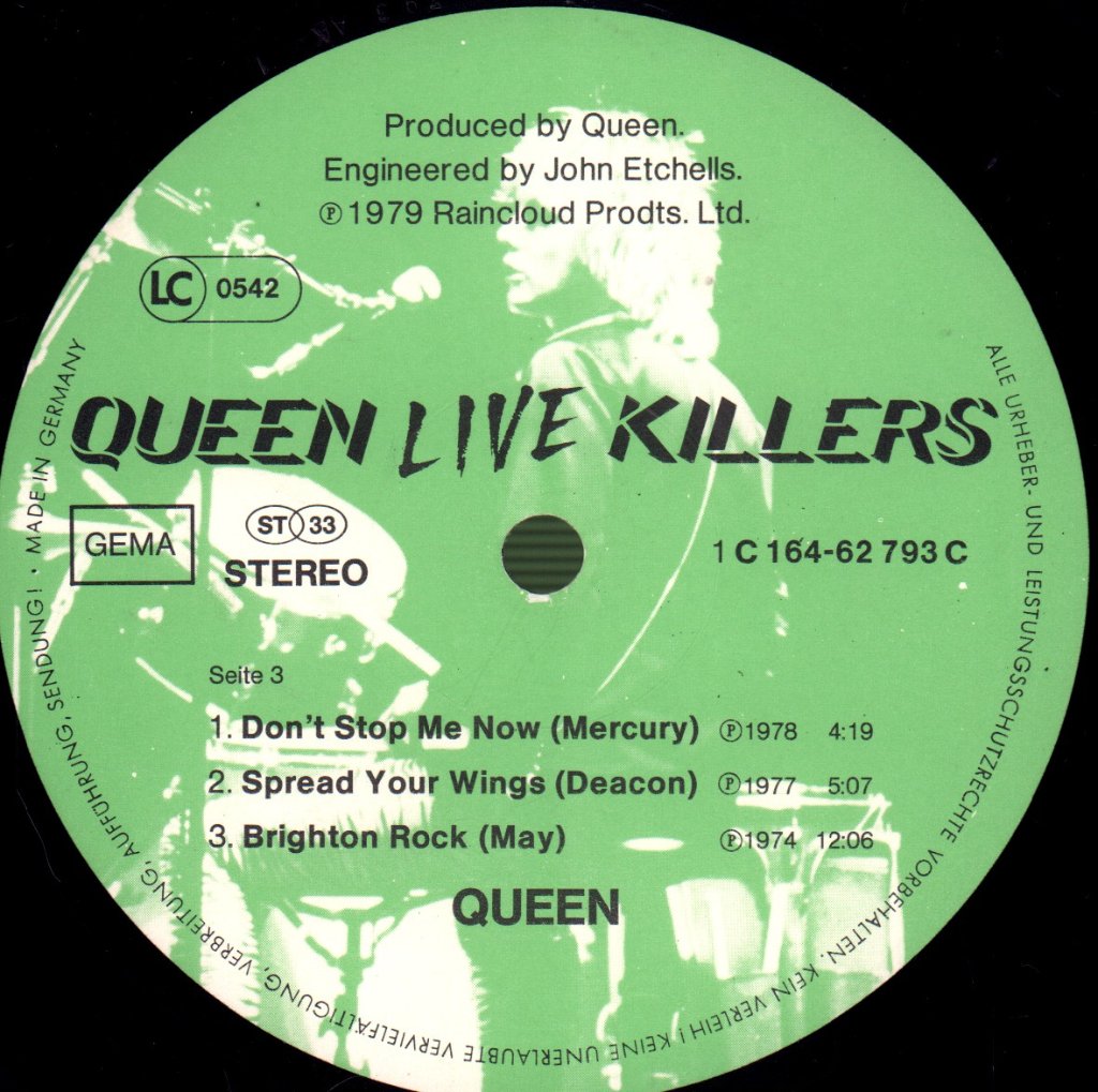 Queen - Live Killers - Double Lp