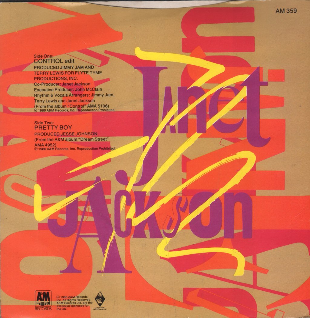 Janet Jackson - Control - 7 Inch
