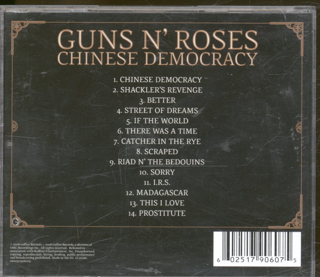 Guns N' Roses - Chinese Democracy - Cd