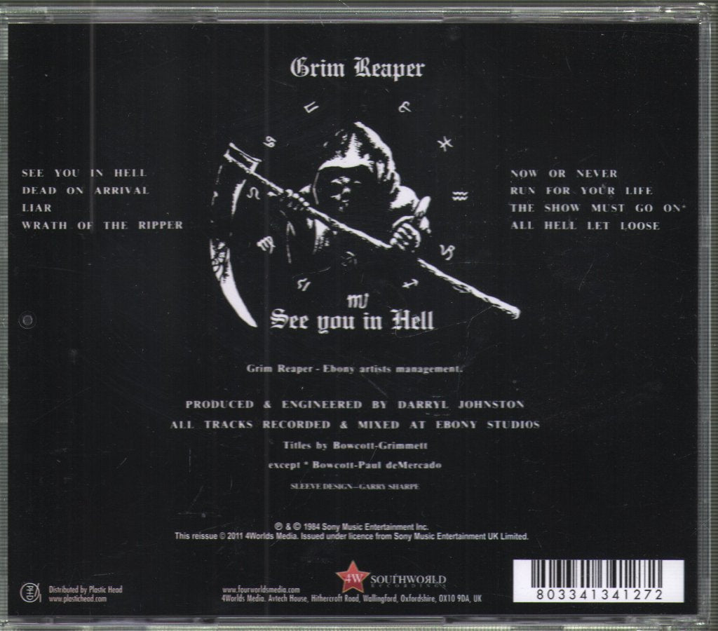 Grim Reaper - See You In Hell - Cd