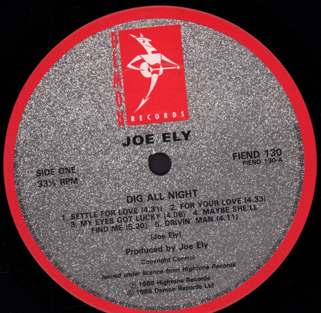 Joe Ely - Dig All Night - Lp