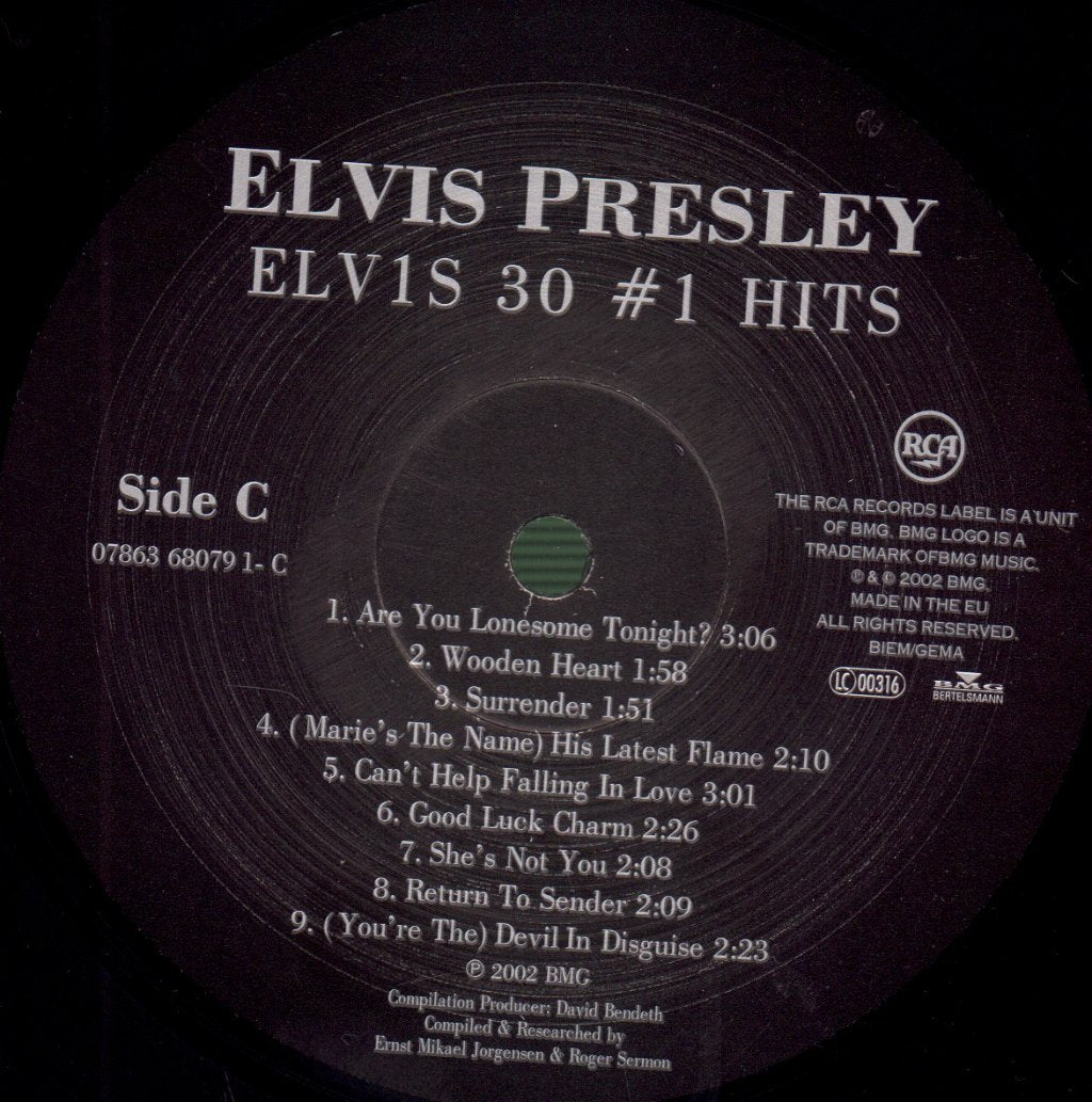 Elvis Presley - 30 #1 Hits - Double Lp