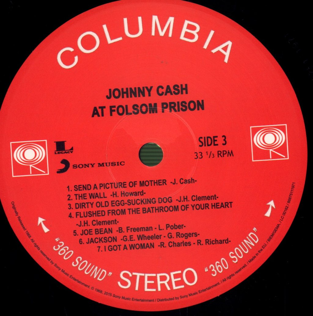 Johnny Cash - At Folsom Prison - Double Lp