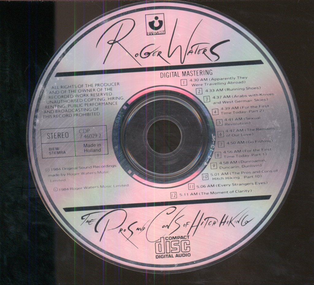 Roger Waters - Pros And Cons Of Hitch Hiking - Cd