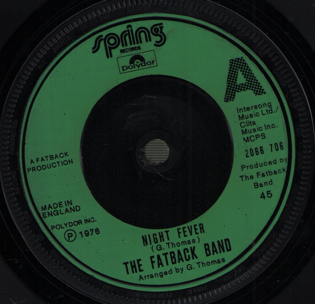 Fatback Band - Night Fever - 7 Inch