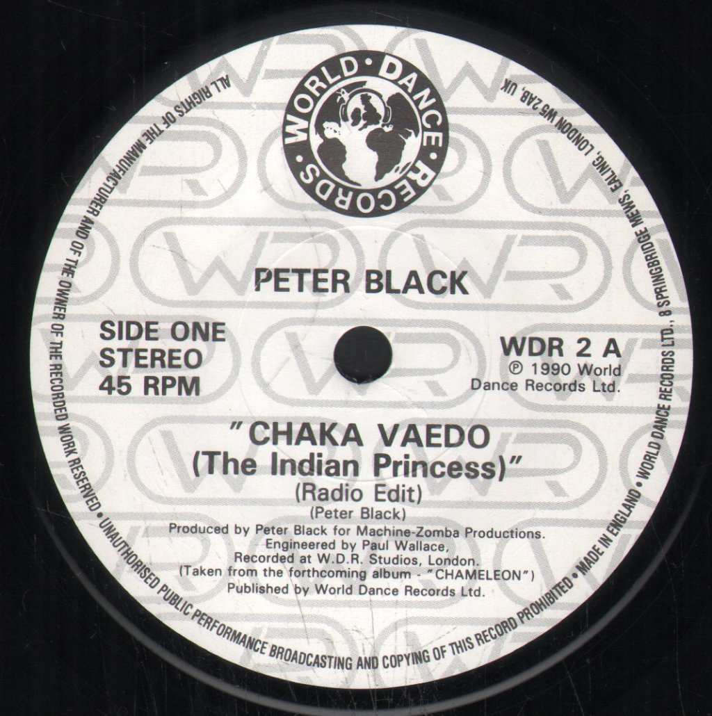 Peter Black - Chaka Vaedo - 7 Inch