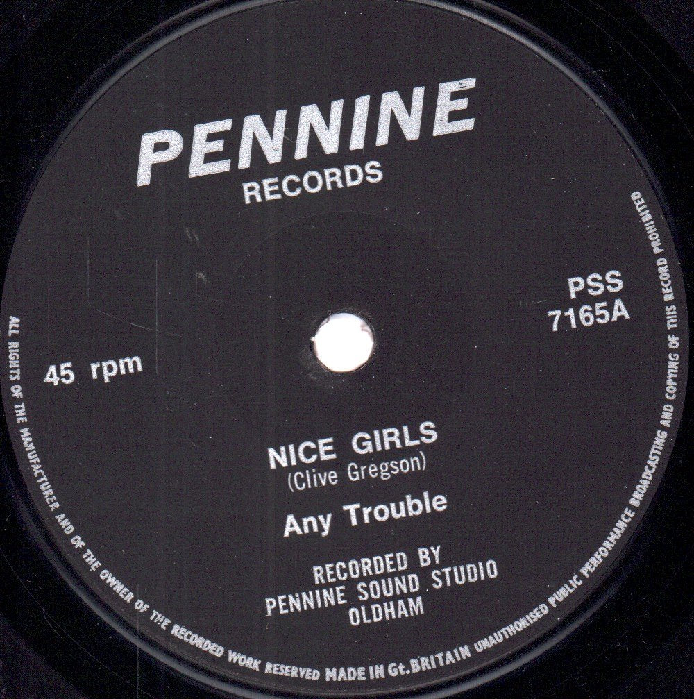 Any Trouble - Yesterday's Love - 7 Inch