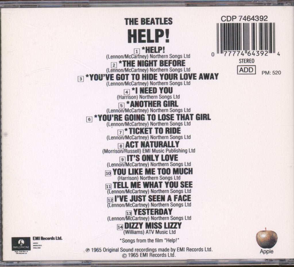 Beatles - Help! - Cd