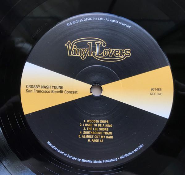 david crosby graham nash neil young - San Francisco Benefit Concert - Lp