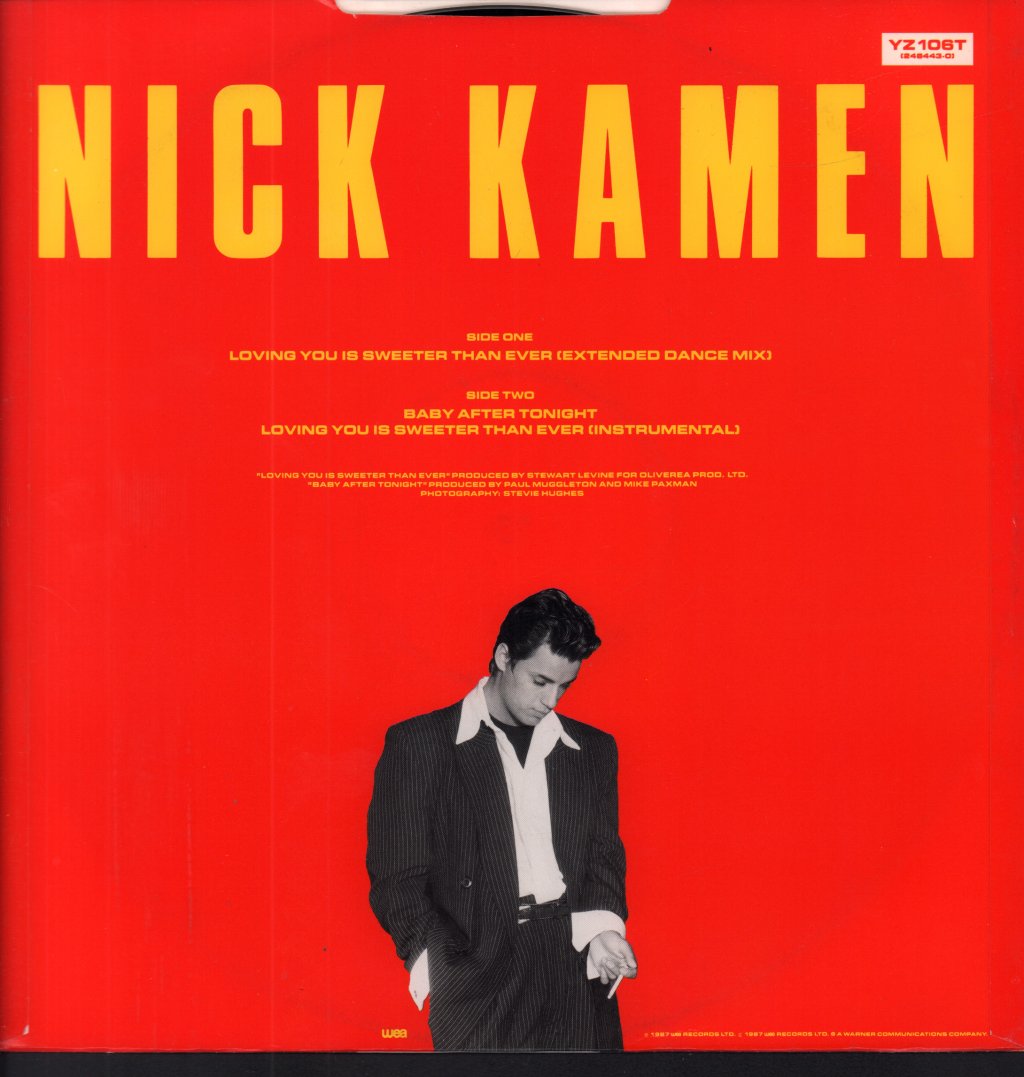 Nick Kamen - Loving You Is Sweeter Than Ever - 12 Inch
