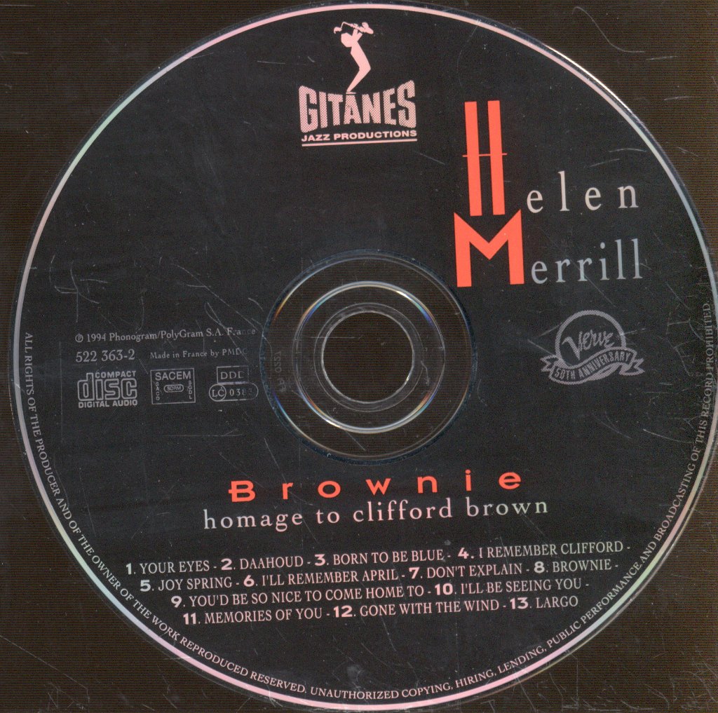 Helen Merrill - Brownie (Homage To Clifford Brown) - Cd