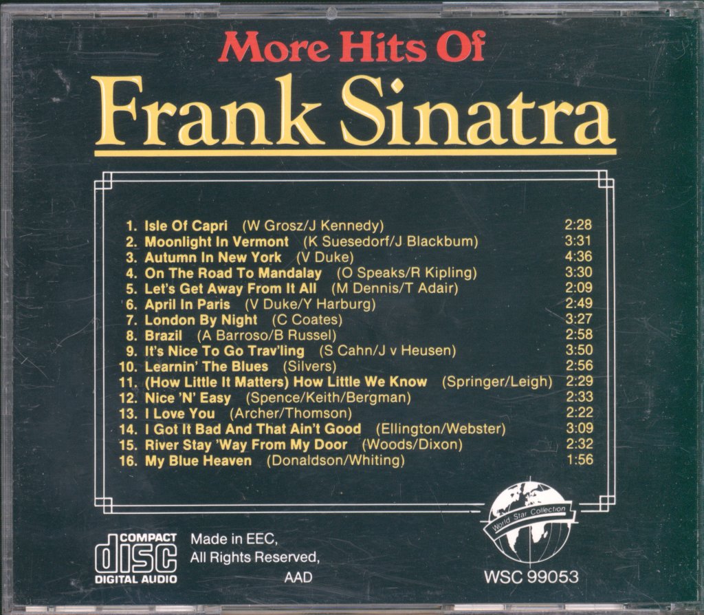 Frank Sinatra - More Hits Of Frank Sinatra - Cd