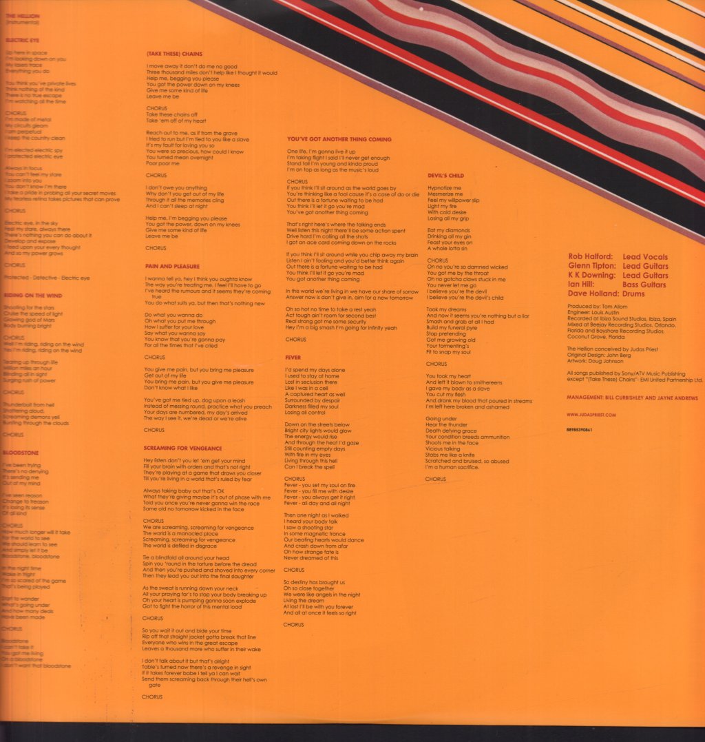 Judas Priest - Screaming For Vengeance - Lp
