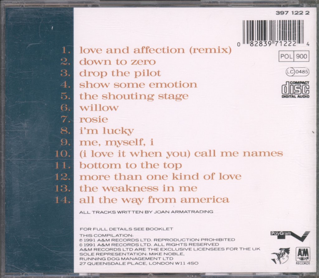 Joan Armatrading - Very Best Of Joan Armatrading - Cd