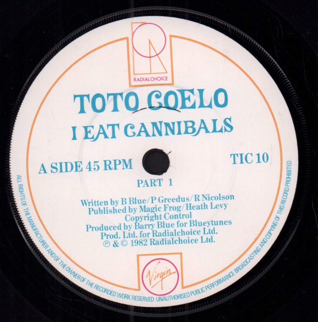 Toto Coelo - I Eat Cannibals - 7 Inch