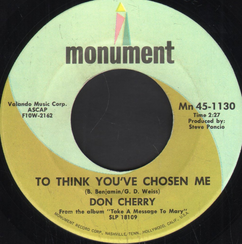 Don Cherry - Whippoorwill - 7 Inch