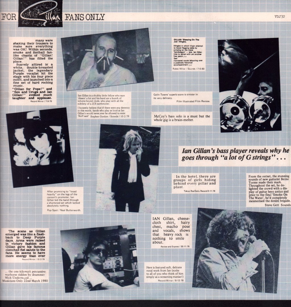 Gillan - Glory Road - Double Lp