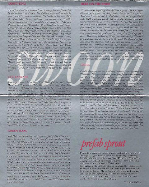 Prefab Sprout - Swoon - Cassette