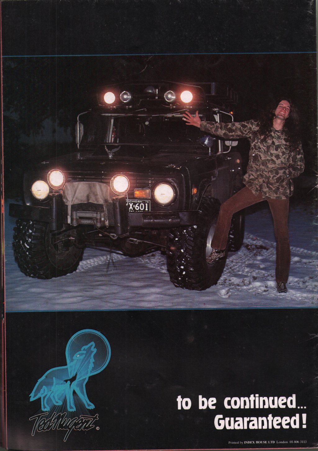 Ted Nugent - Frenzoid Tour - Tour Programme