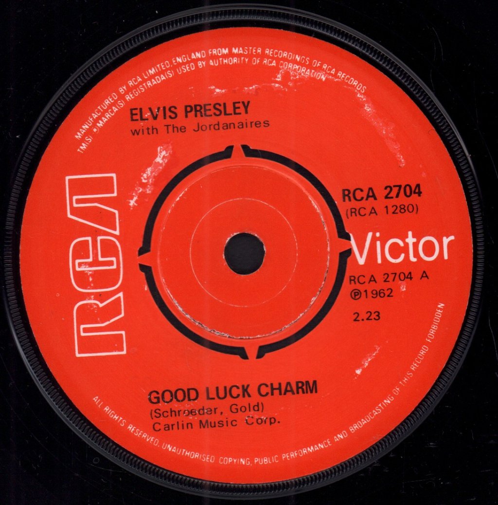 Elvis Presley - Good Luck Charm - 7 Inch