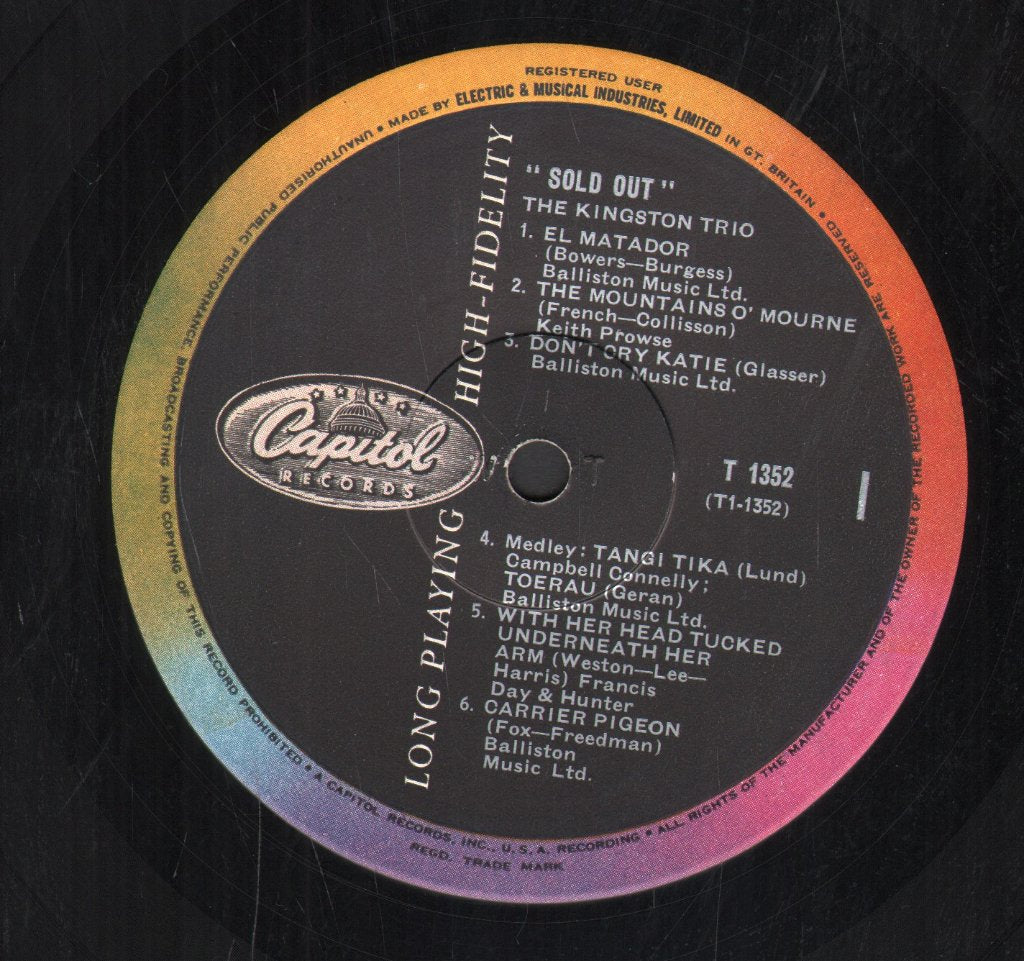Kingston Trio - Sold Out - Lp