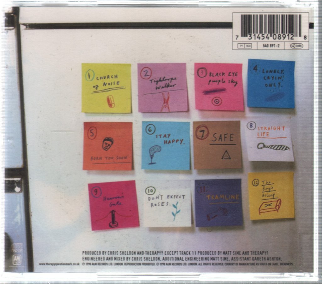 Therapy (Rock Group) - Semi Detached - Cd