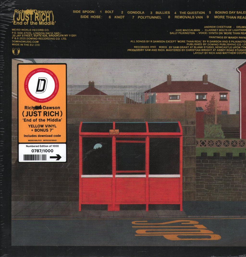 Richard Dawson - End of the Middle (Dinked Edition #319) - Lp