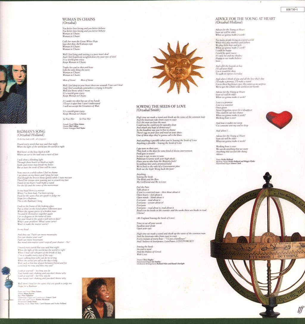 Tears For Fears - Seeds Of Love - Lp